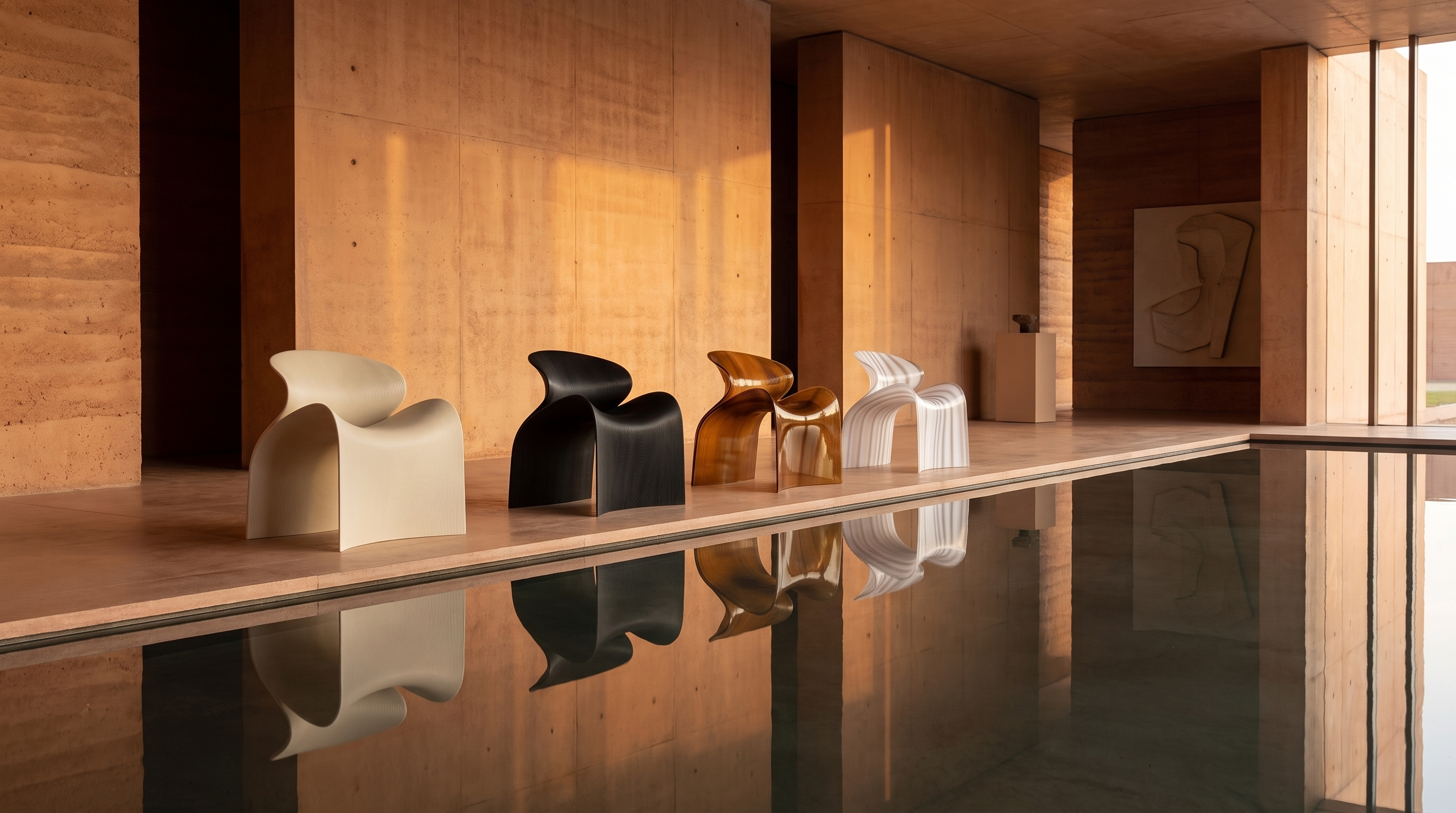 Echo Chair by ZHA — colección de 4 acabados