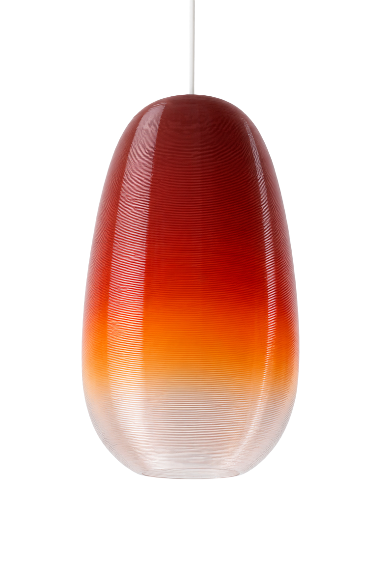 Rojo degradado Degradé Lamp