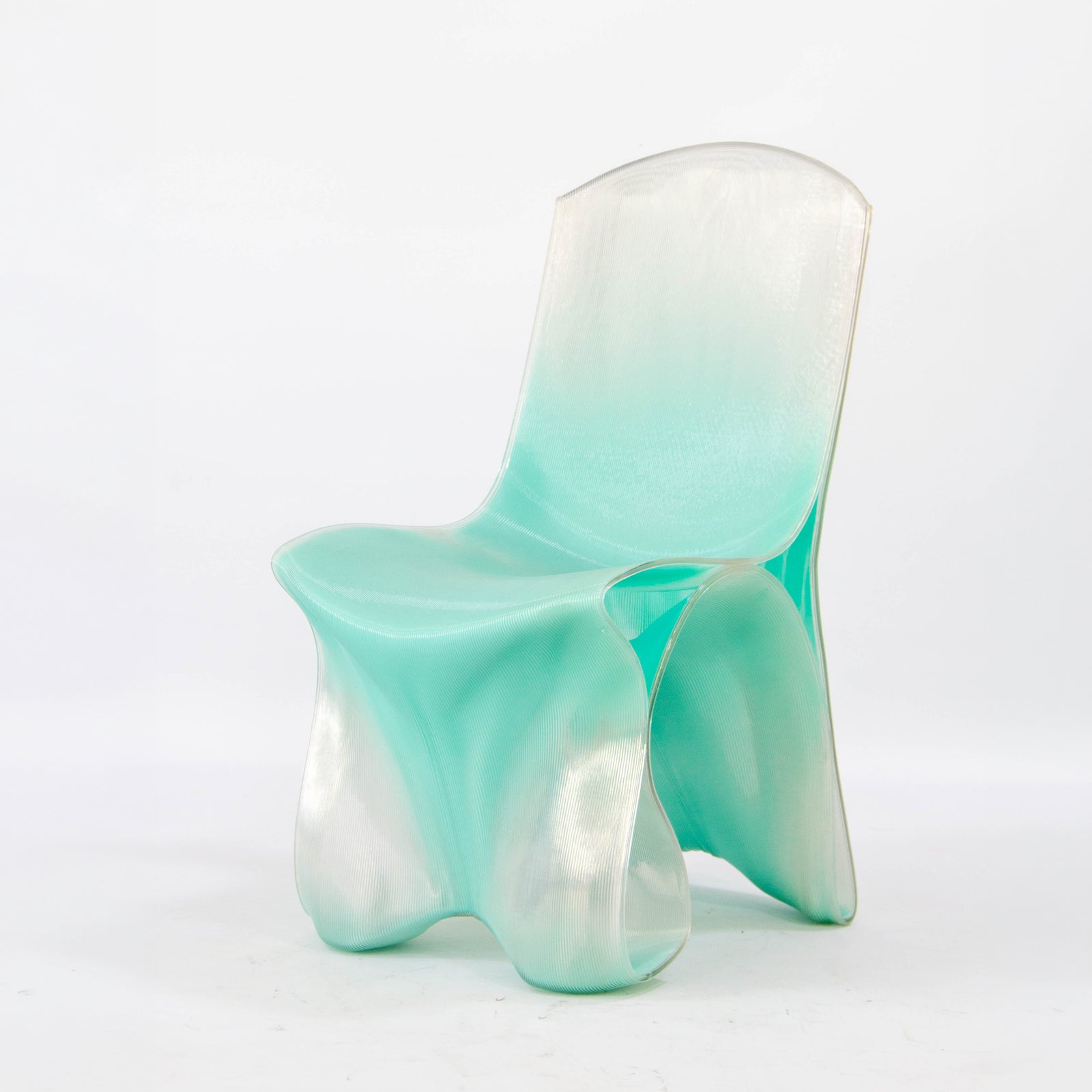 Celeste turquesa Chaise B-Loom