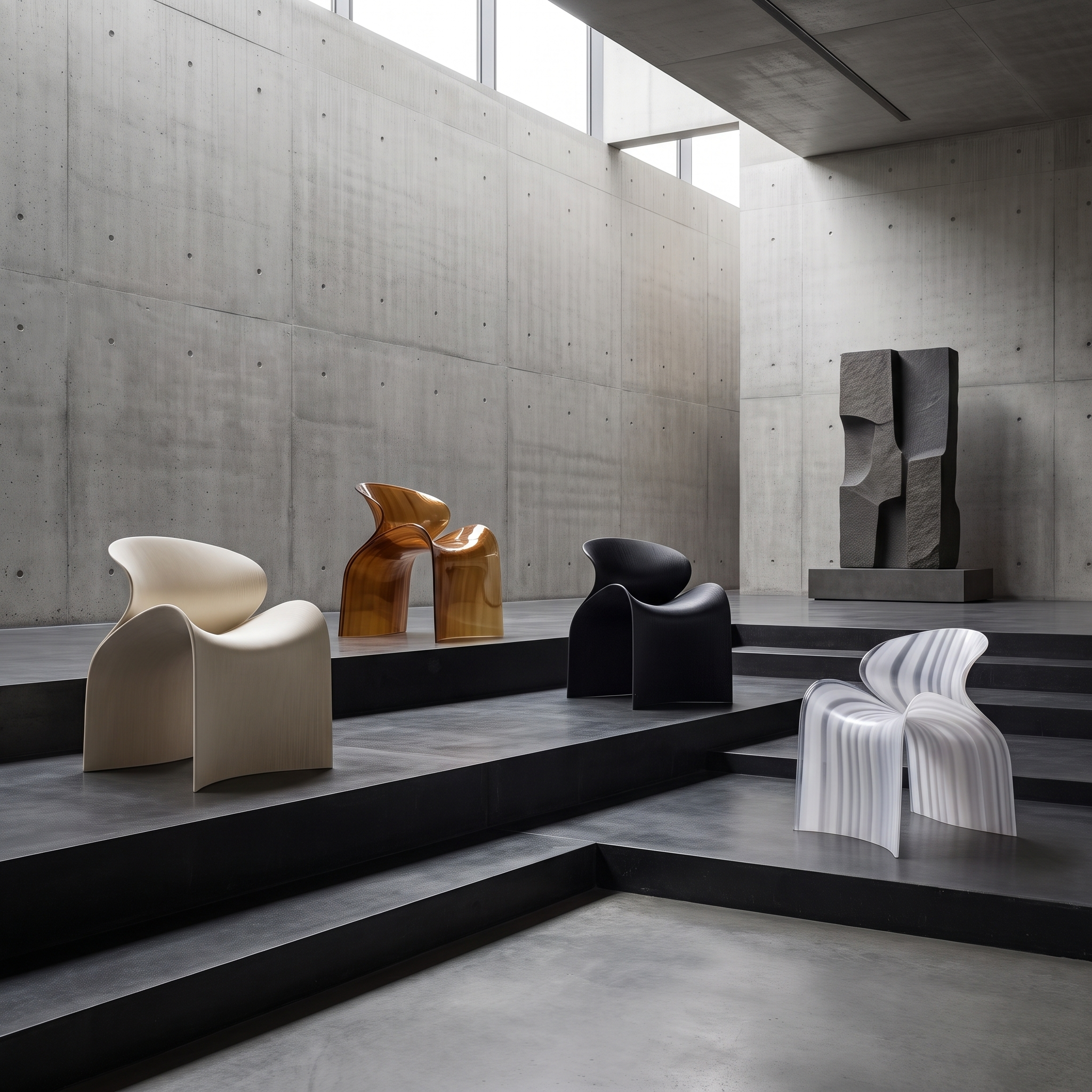 Echo Chair by ZHA — colección de 4 acabados