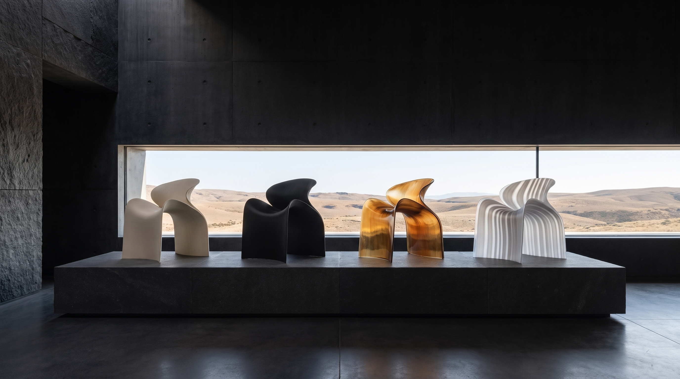 Echo Chair by ZHA — colección de 4 acabados