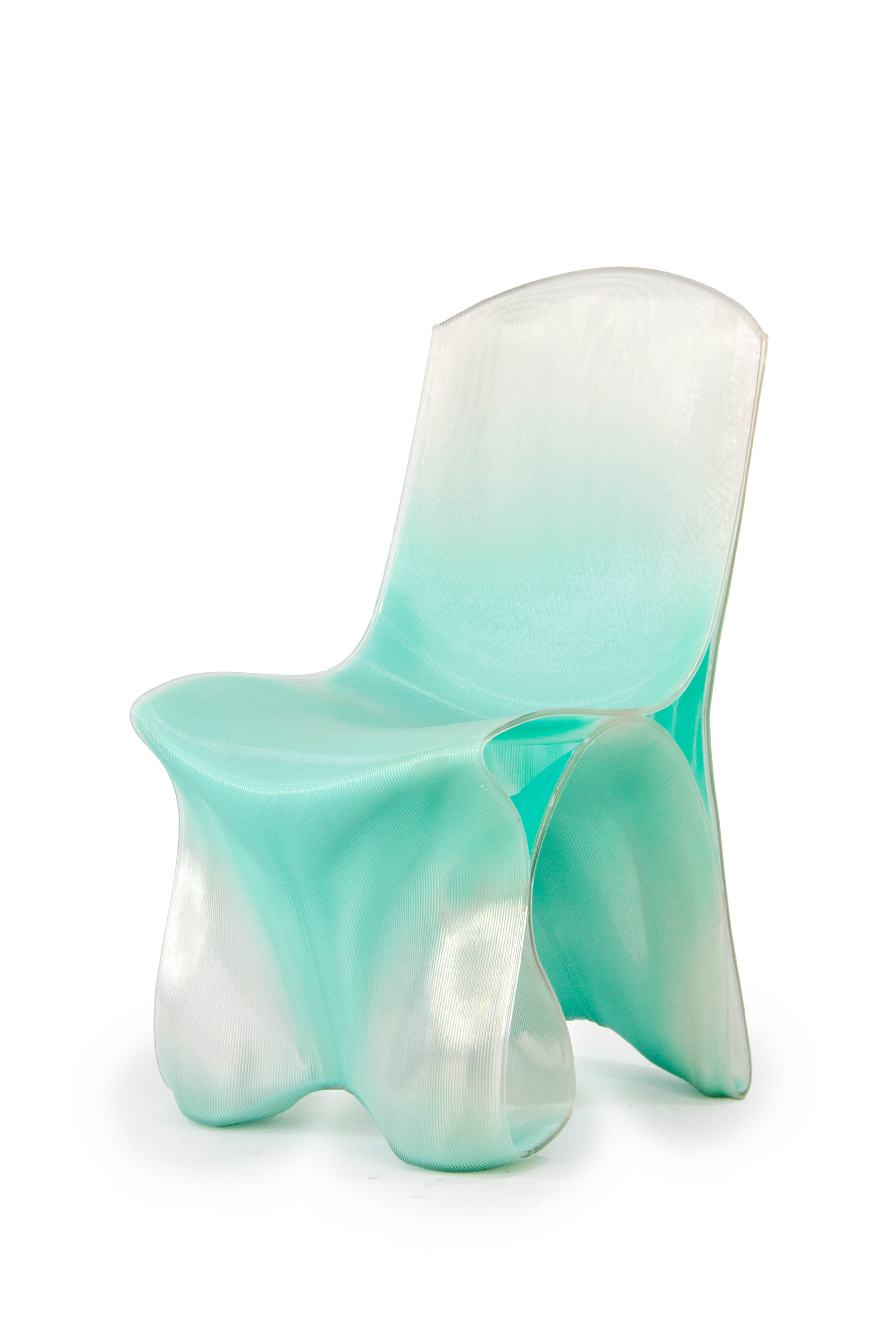 Celeste turquesa Chaise B-Loom