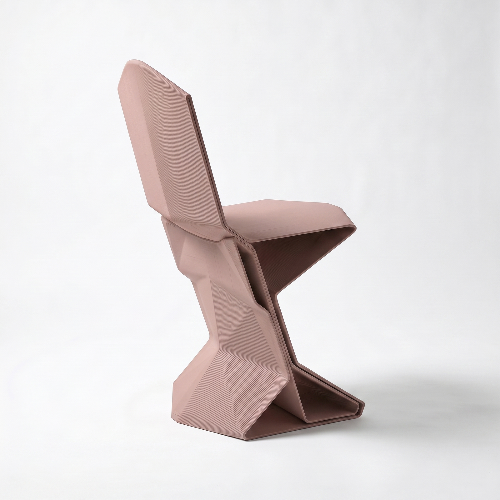 Rosa palo Estrat Chair