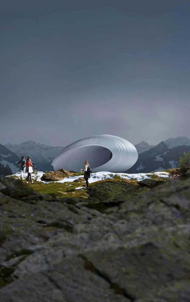 Designstudio Hassel und to.org planen 3D-gedruckten Pavillon aus recyceltem Kunststoff