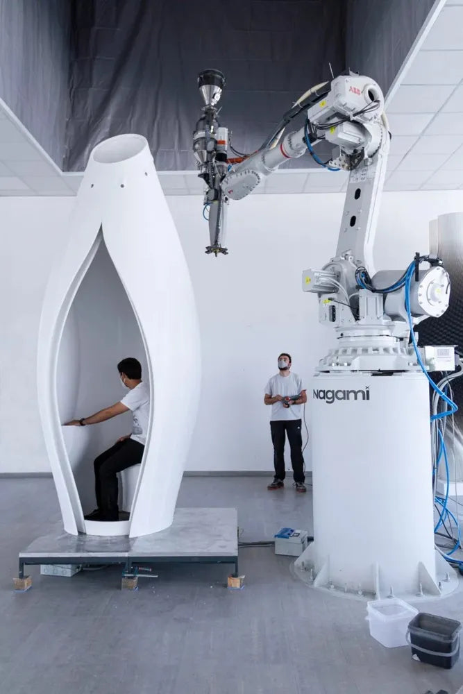 Neue Bilder zeigen Innenraum und Produktion der 3D-gedruckten Toilette "The Throne"