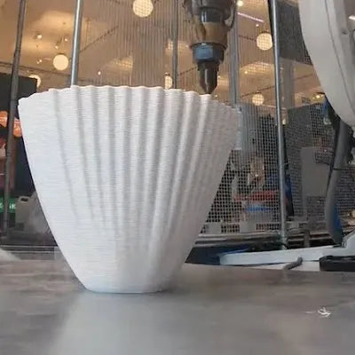 Ocean Plastic Recovered and 3D Printed Into Design Objects at a Department Store