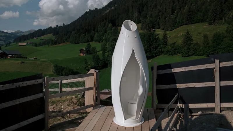 Nagami 3D prints “aesthetically pleasing” portable toilet using plastic waste