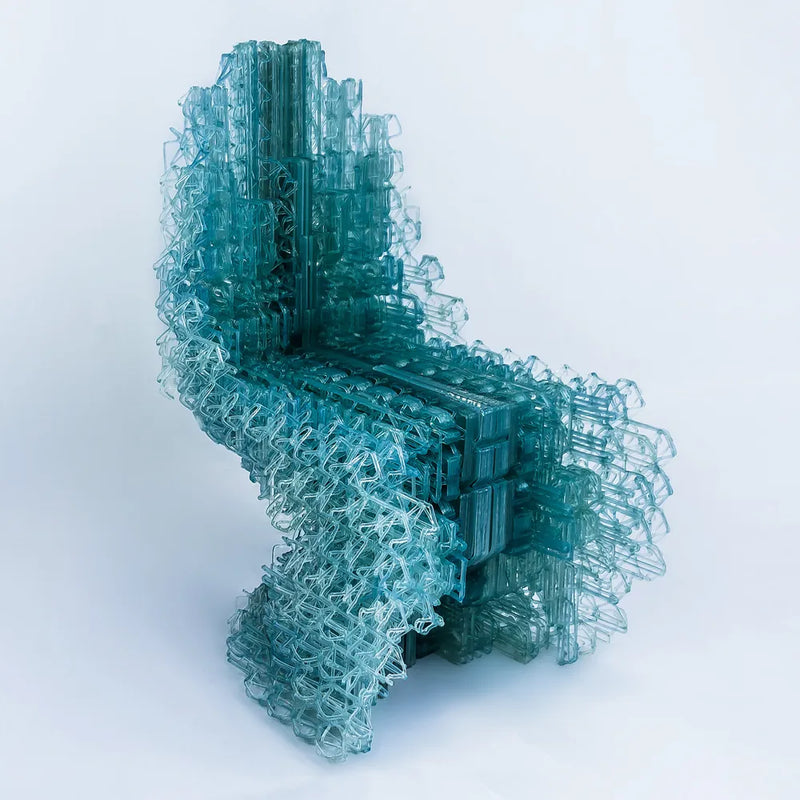 Robot-made Voxel chair designed using new software by Bartlett researchers