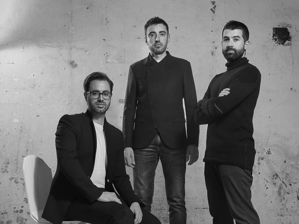 Los tres fundadores de Nagami: Manuel Jiménez García, Miguel Ángel Jiménez García e Ignacio Viguera Ochoa