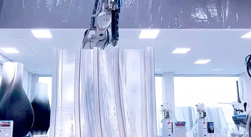 WATCH: Sustainable Clothing Firm Ecoalf Decorate Store With Recycled Plastic Glacier