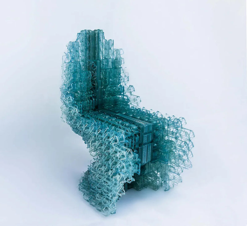 Voxel Chair 1.0 en impression 3D par Manuel Jimenez Garcia et Gilles Retsin