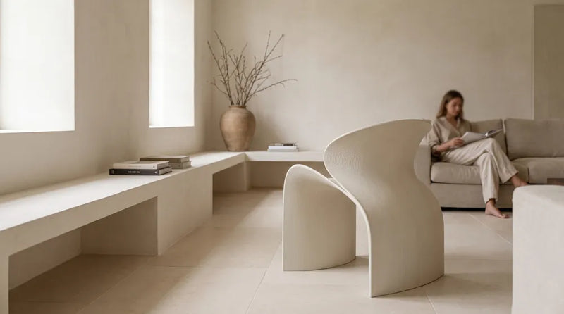3D printed chair by Nagami and ZHA inspired by echoes
