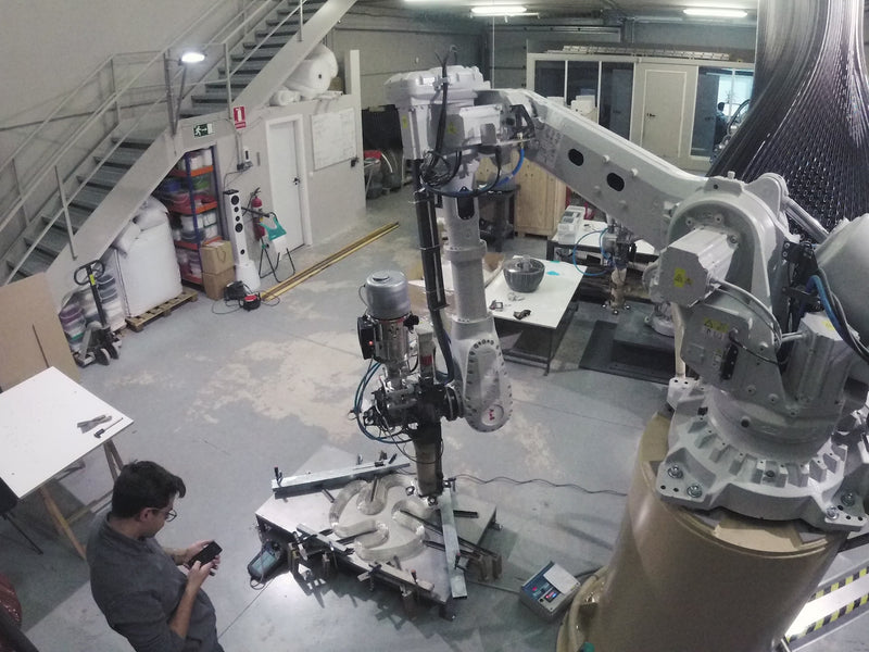 3D Printing Robot Timelapse Ganic Ross Lovegrove